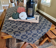 SHADOWBROOK BLACK/MUSTARD 34" SQUARE